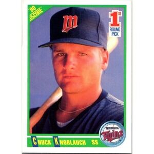 1990 Score #672 Chuck Knoblauch